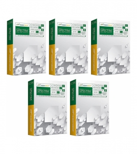 SPECTRA SUPER SERIES UNRULED A4 75 gsm A4 paper (Set of 5, White)