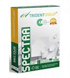 Trident Spectra A4 Unruled 210x297mm 75 gsm A4 paper (Set of 1, White)