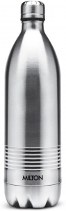 MILTON thermosteel duo-dlx Flask (1000ML, Silver, Steel)